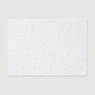 Papel De Seda El oro puntea el papel seda