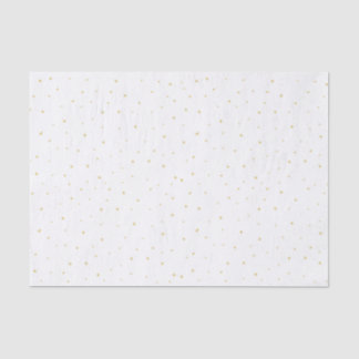 Papel De Seda El oro puntea el papel seda