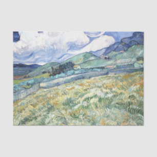 Papel De Seda El paisaje de Van Gogh desde Saint-Rémy