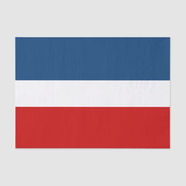 Papel De Seda El papel seda blanco y azul rojo 10lb, blanco (Anverso)