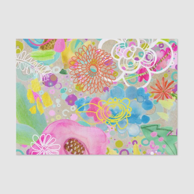 Papel De Seda El papel seda ideal del jardín (Anverso)