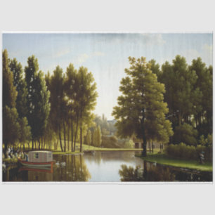Papel De Seda El parque de Mortefontaine (por Bidaud)