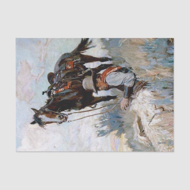 Papel De Seda "El pastor" Arte Occidental por Philip R Goodwin (Anverso)