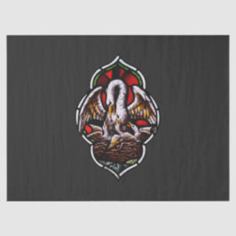 Papel De Seda El pelícano como símbolo cristiano