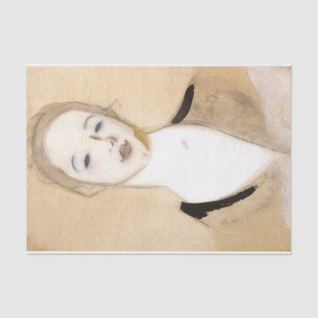 Papel De Seda El pequeño sirviente, Helene Schjerfbeck (Anverso)