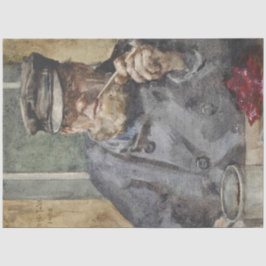 Papel De Seda El perro del mar antiguo (por Henry Scott Tuke)