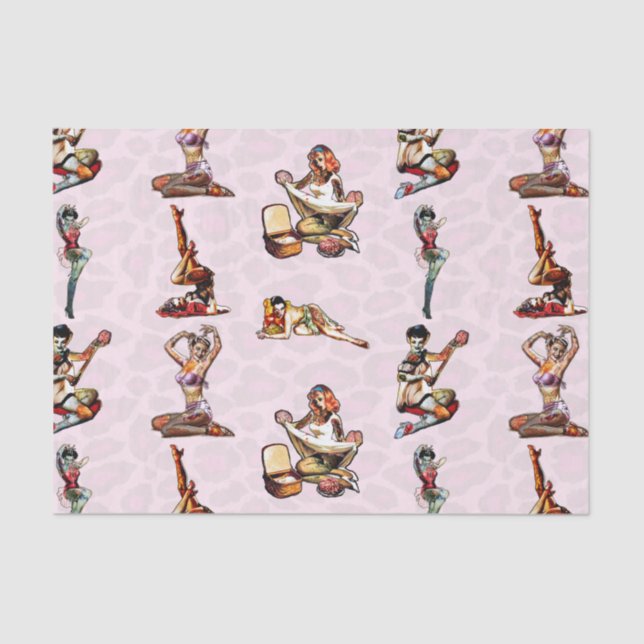 Papel De Seda El Pin del zombi sube (Anverso)