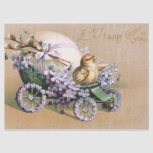 Papel De Seda ¡El pollo bebé canta Feliz Pascua!