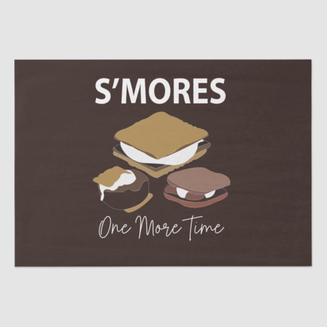 Papel De Seda El postre de Smores S'mores una vez más (Anverso)