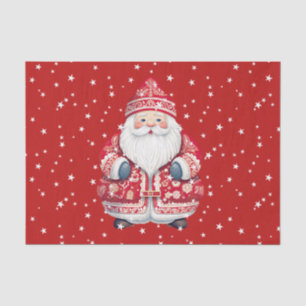 Papel De Seda El pueblo escandinavo Santa Claus