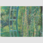 Papel De Seda El puente japonés (estanque de lirio-agua), Monet<br><div class="desc">Oscar-Claude Monet (14 de noviembre de 1840 a 5 de diciembre de 1926) fue un pintor francés, fundador de la pintura impresionista francesa y el más consistente y prolífico profesional de la filosofía del movimiento de expresar las percepciones de uno frente a la naturaleza, especialmente las aplicadas a la pintura...</div>