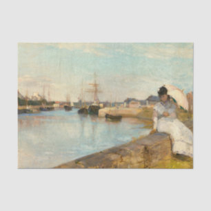 Papel De Seda El puerto de Lorient por Berthe Morisot