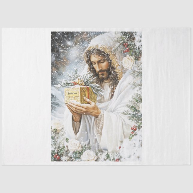 Papel De Seda El regalo de la salvación (Anverso)