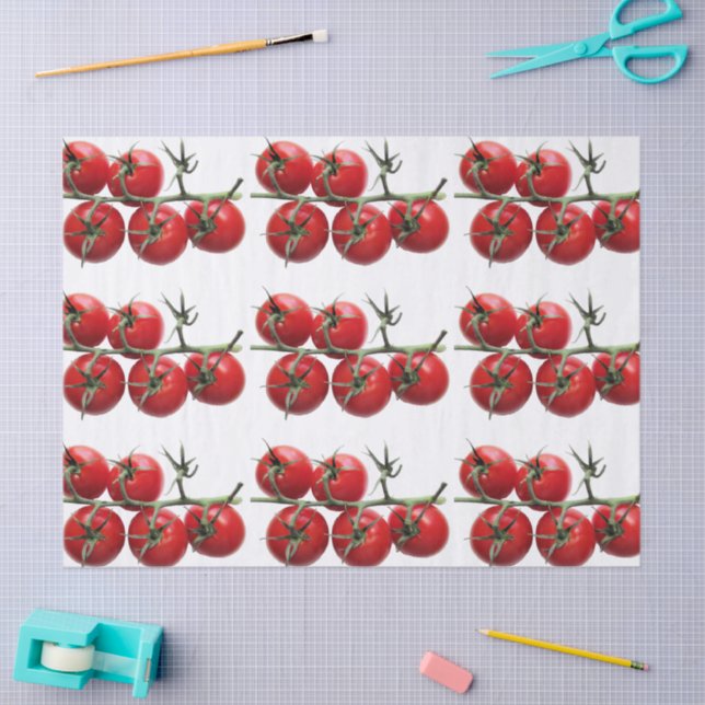 Papel De Seda El regalo de los tomates (Artesanía)