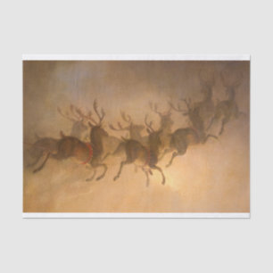 Papel De Seda El reno de Santa Claus por William Holbrook Beard