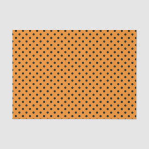 Papel De Seda El retro de Halloween: El Polka Negro sobre el Nar