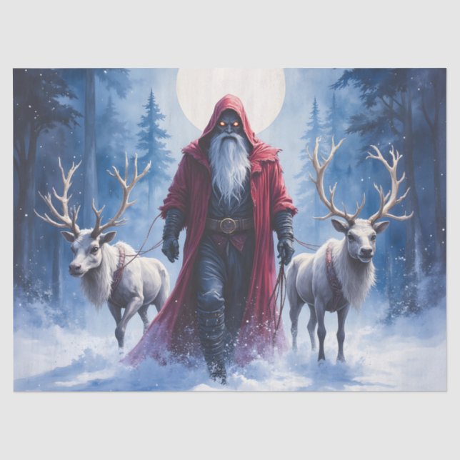 Papel De Seda El Rey del Invierno Llega.  (Anverso)