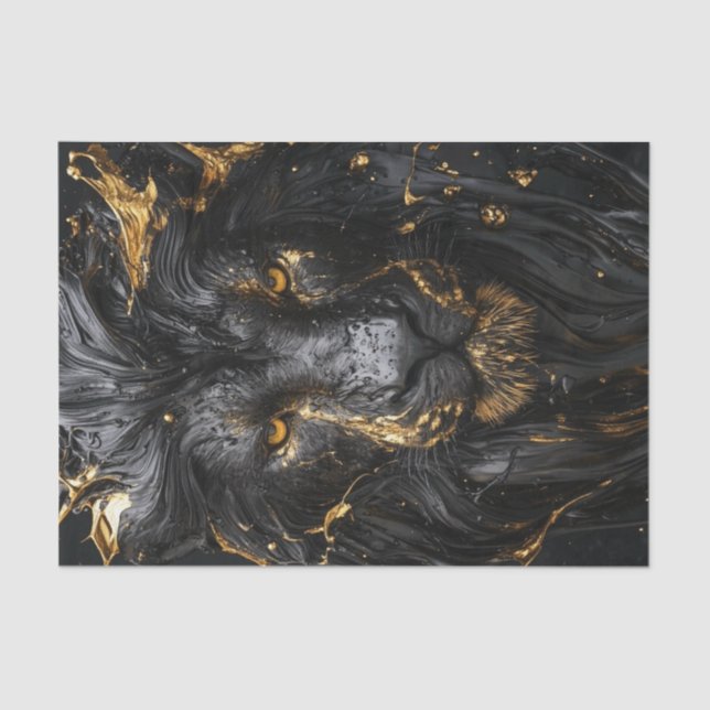 Papel De Seda El Rey del León Negro3 (Anverso)