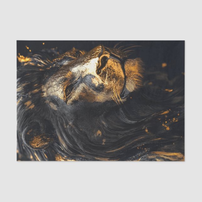 Papel De Seda El Rey León Negro1 (Anverso)