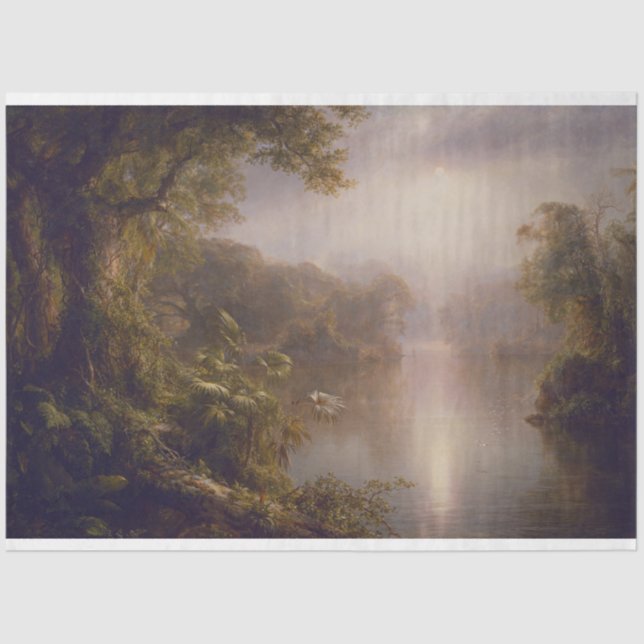 Papel De Seda El río de la luz (mañana en los trópicos) (Anverso)