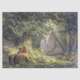 Papel De Seda El roble de mil años (de Karl Lessing)