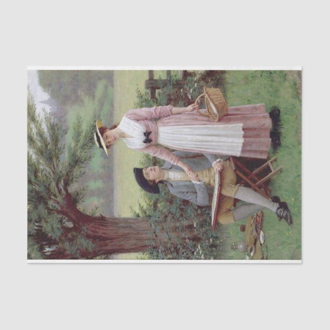 Papel De Seda El Señor de Burleigh y su Señora (Anverso)