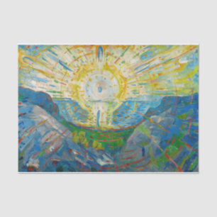 Papel De Seda El sol de Edvard Munch