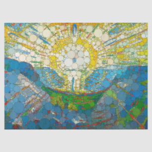 Papel De Seda El sol, puntos infinitos por William Morris