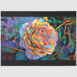 Papel De Seda El sueño de arte Rosa único brillante