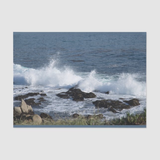 Papel De Seda El surf en el Océano Pacífico (Anverso)