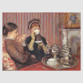Papel De Seda El té de Mary Cassatt