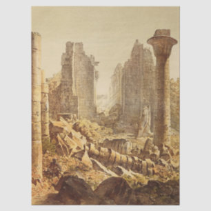 Papel De Seda El Templo de Karnak en Egipto