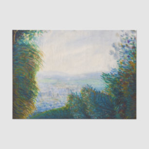 Papel De Seda El valle de Auvers en el río Oise Renoir