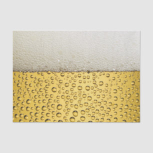 Papel De Seda El vidrio de cerveza personaliza
