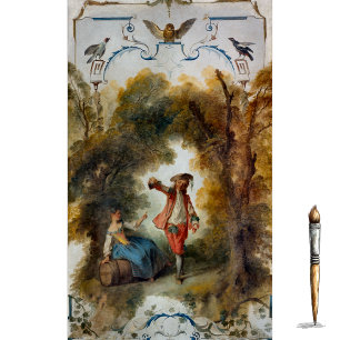 Papel De Seda El viñedo de Nicolas Lancret