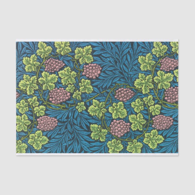 Papel De Seda El vino de William Morris (Anverso)