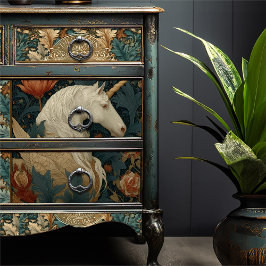 Papel De Seda El vintage Jade Red William Morris inspiró a Unico