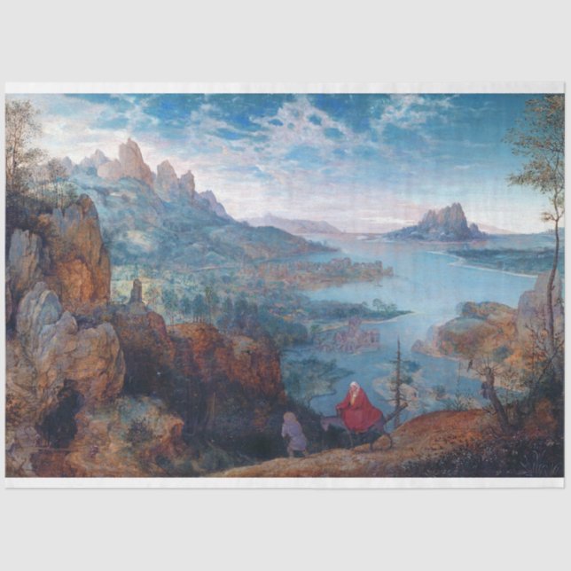 Papel De Seda El vuelo a Egipto, Pieter Bruegel (Anverso)