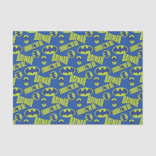 Papel De Seda Electric Up Batman - The Dark Knight Pattern (Anverso)