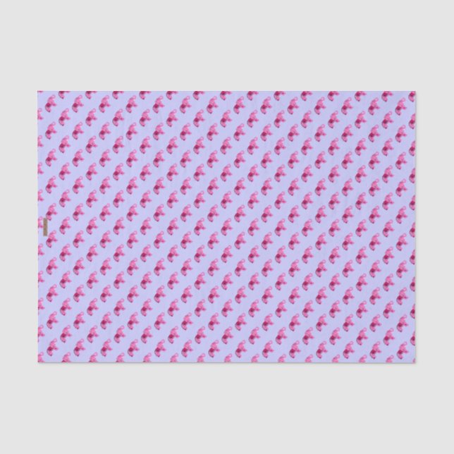Papel De Seda Elefante Henna (rosa/púrpura) (Anverso)