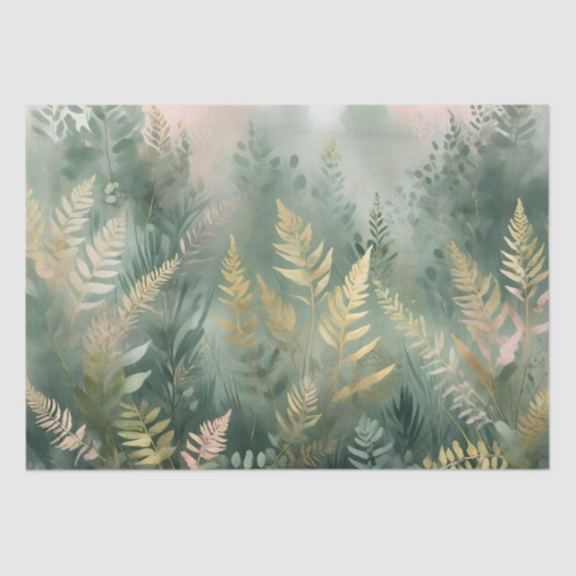 Papel de seda Elegancia Bosque Brumoso (Anverso)