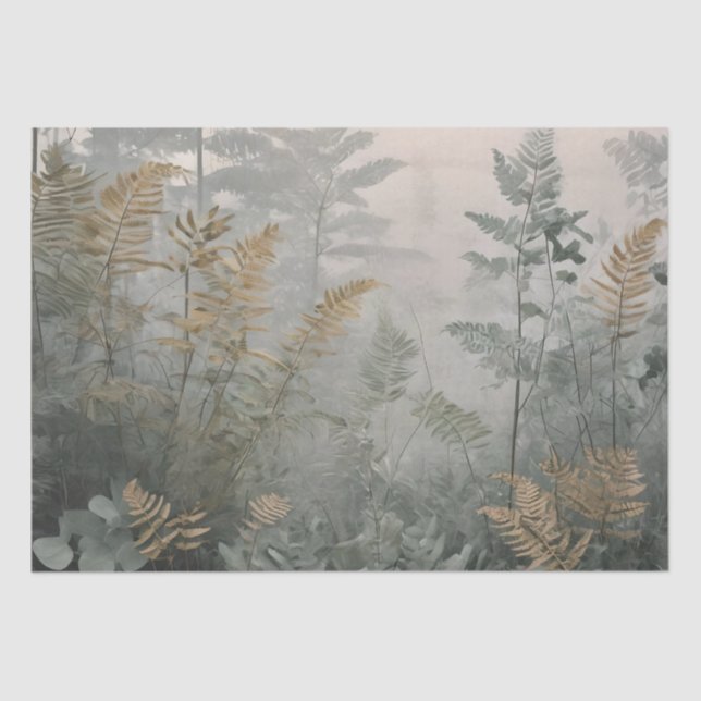 Papel de seda Elegancia Bosque Brumoso (Anverso)