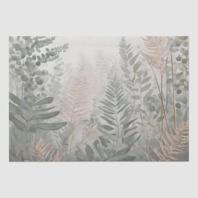 Papel de seda Elegancia Bosque Brumoso (Anverso)