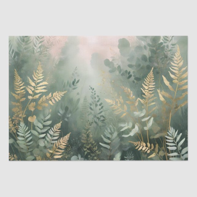 Papel de seda Elegancia Bosque Brumoso (Anverso)