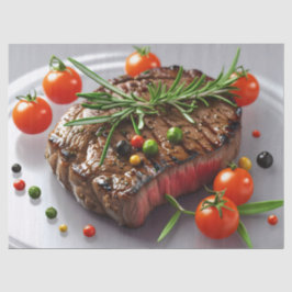 Papel De Seda Elegancia de bistec a la parrilla