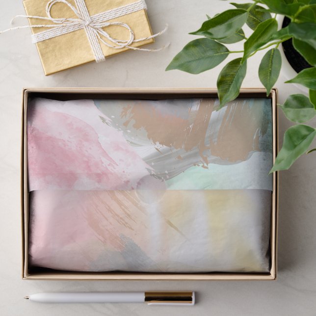 Papel De Seda Elegancia moderna suave abstracta de mariposa (Regalo )