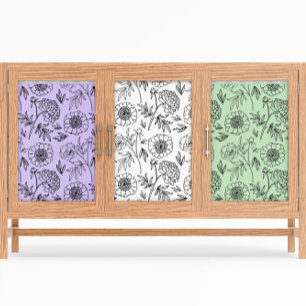 Papel De Seda Elegancia peony con fondo editable