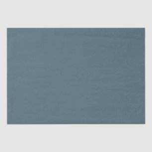 Papel De Seda Elegancia silenciada - Azul de pizarra sólido