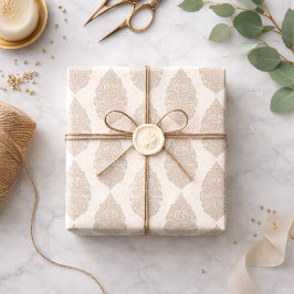 Papel De Seda Elegancia Tranquila: Palo de Tejido Sepia Henna