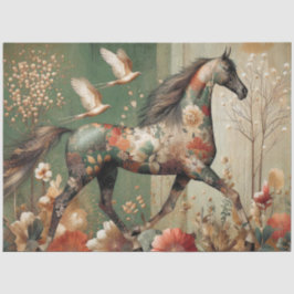 Papel De Seda Elegant Equine, Horse, Decoupage, Tissue Paper